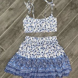 COPY - Matching set: skirt and crop top
